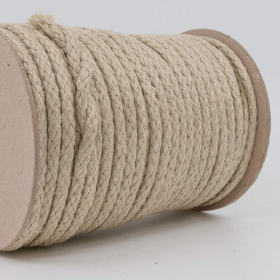 4.5mm Hemp Braided Cord (50m roll; ~164') (100% Biodegradable)