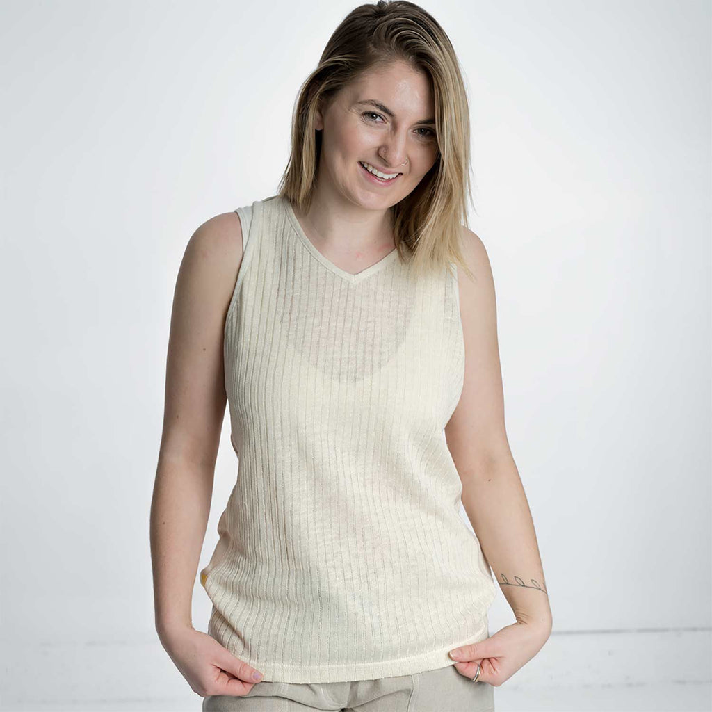 100% hemp tank top