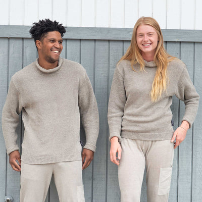 organic linen sweater