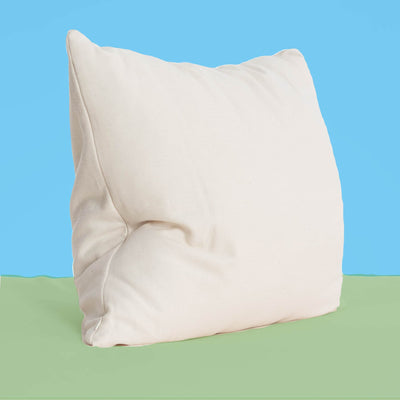 organic buckwheat wool pillow