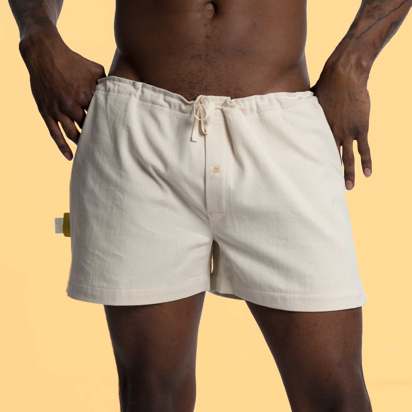 100% Elastic-free Organic Cotton Drawstring Boxers Underwear – Rawganique