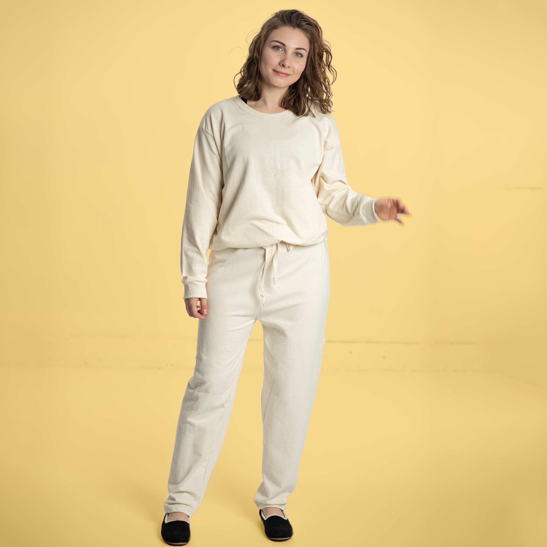 100% Organic Linen Knit Pajamas (Covered Bio-elastic waistband) – Rawganique