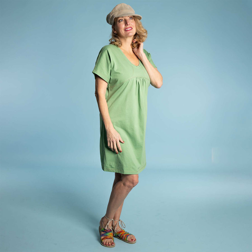 100% Organic Cotton Nightgown Lounge Dress, Chemical-Free Rawganique 100% Organic Cotton Nightgown Lounge Dress, Chemical-Free Rawganique