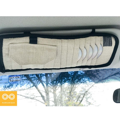 Organic Hemp CD Holder Auto Sun Visor