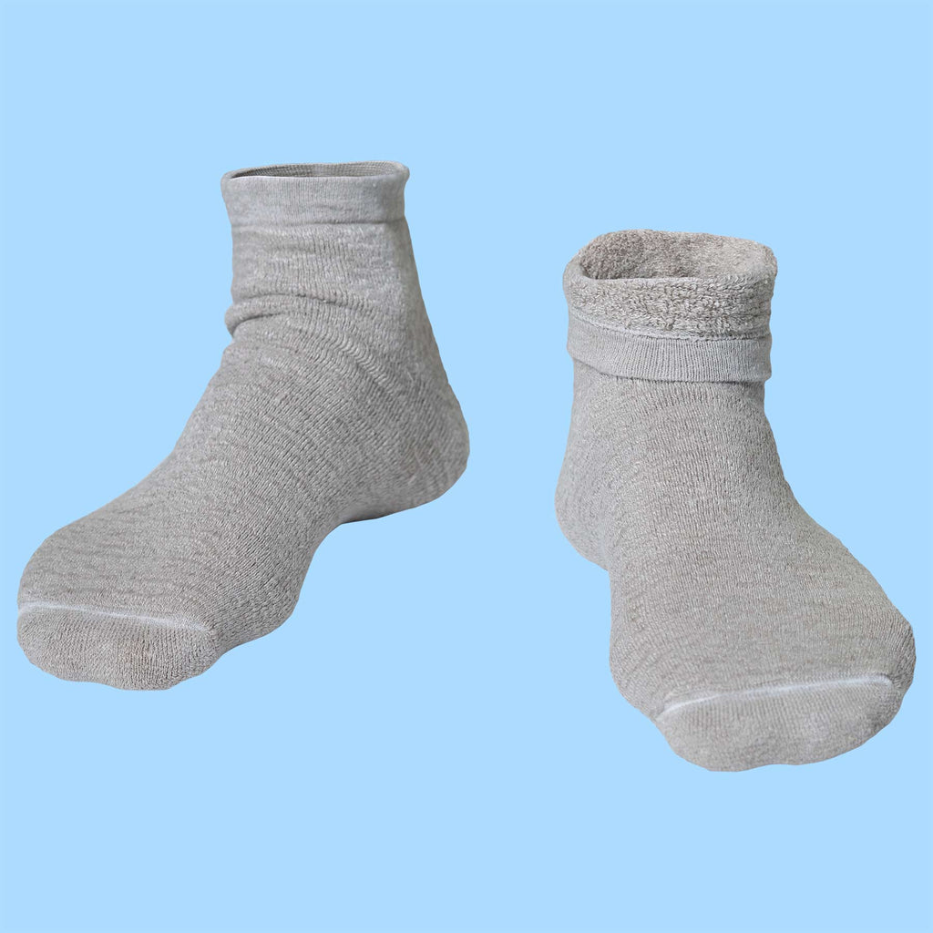 organic linen anklet socks