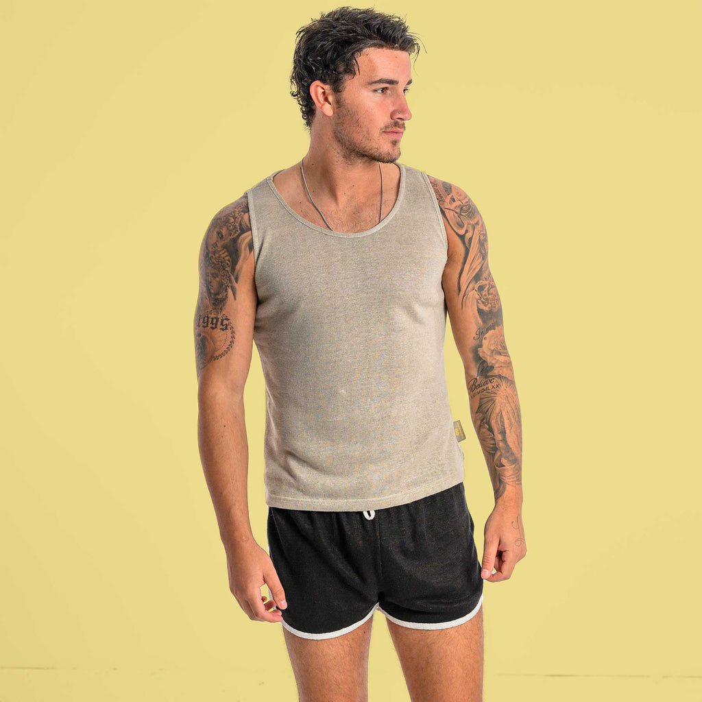 organic hemp running shorts