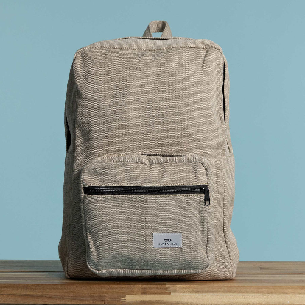 Hemp cotton backpack on sale