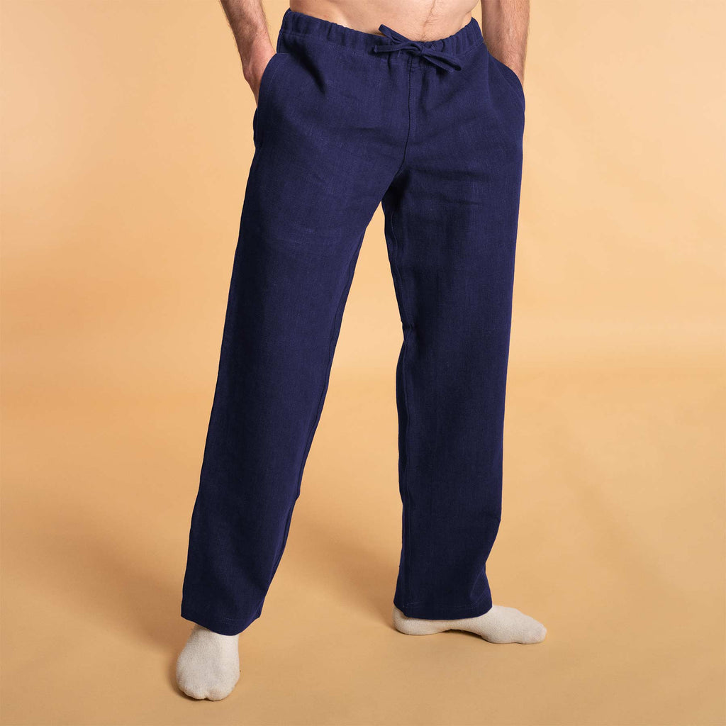 casual hemp pants