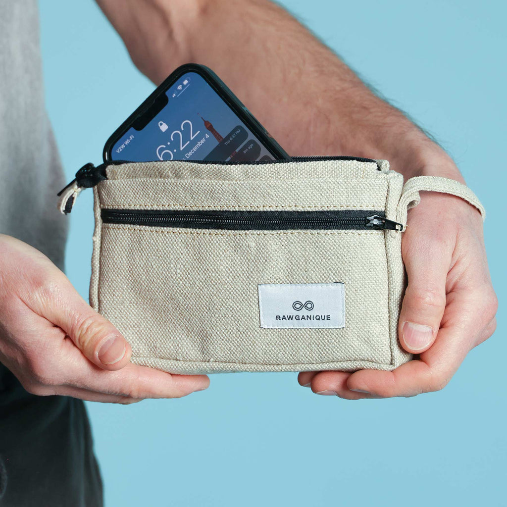 hemp iphone bag