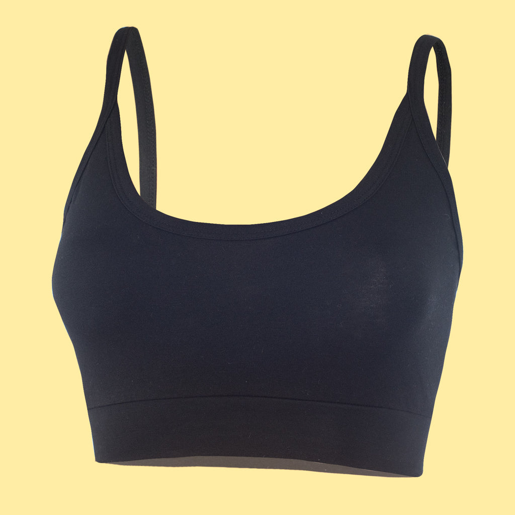 organic cotton sports bra