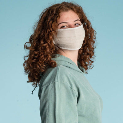 2 layer hemp facemask