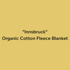 organic cotton blanket