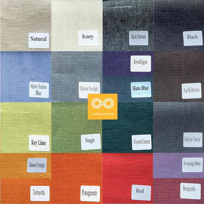 Swatch Book 6: Woven Hemp Fabric in 19 Colors (2 Booklets) (Interior Design)