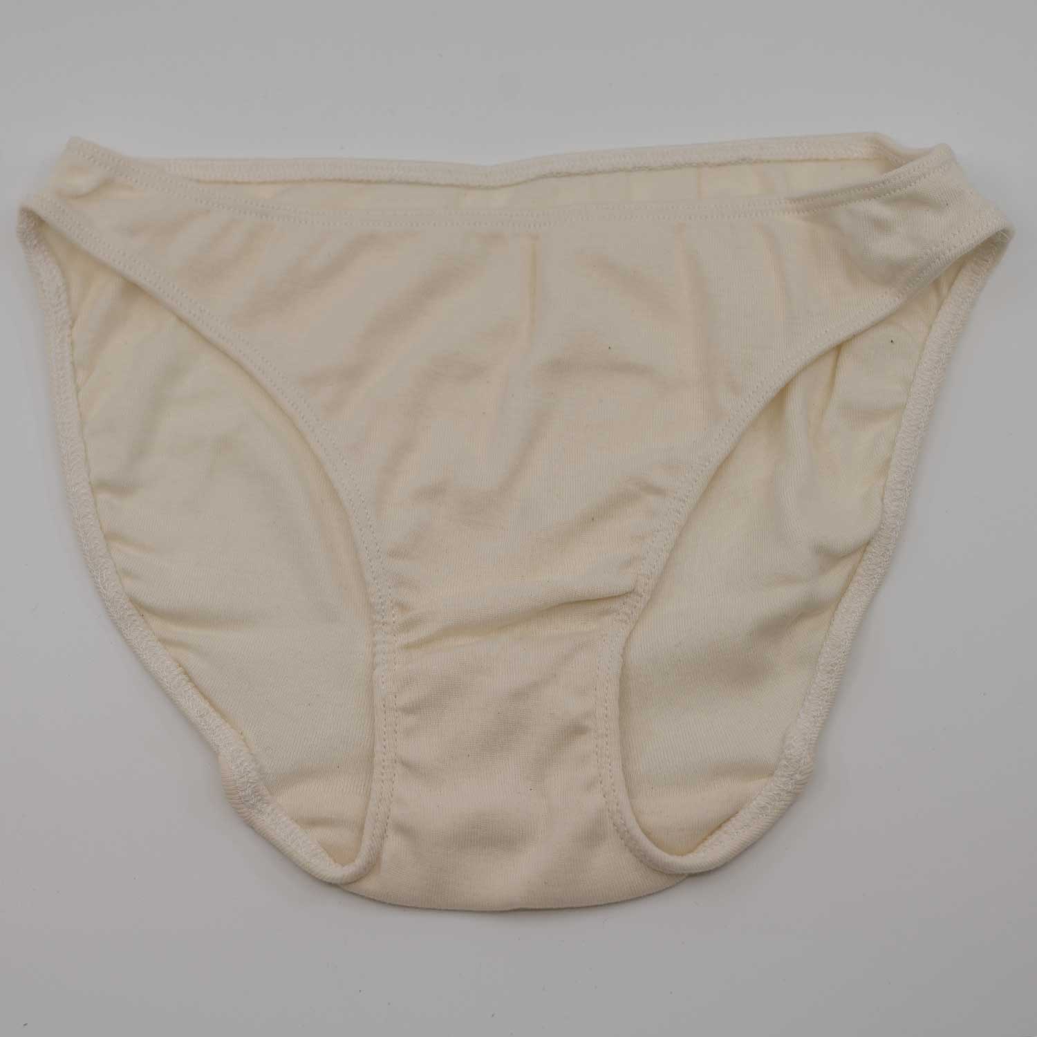 JACLYN 100% Organic Prima Cotton Full Brief Panties (Grown & Made in USA)
