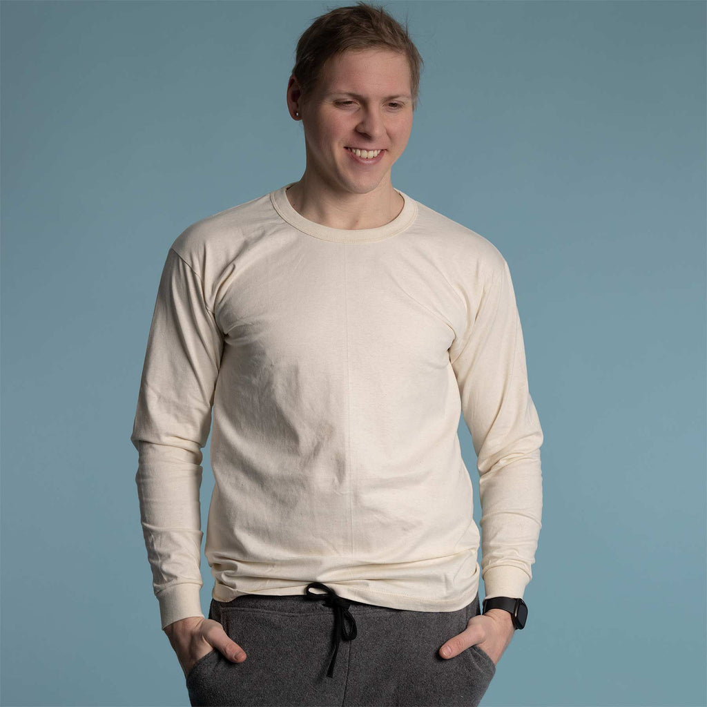 100% organic cotton long sleeve t-shirt