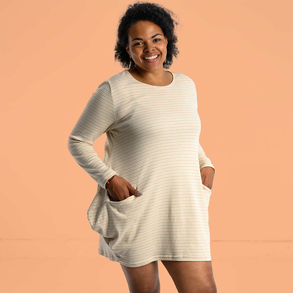 100% Organic Cotton Tunic Dress (Chemical-Free; Plastic-Free) Rawganique 100% Organic Cotton Tunic Dress (Chemical-Free; Plastic-Free) Rawganique
