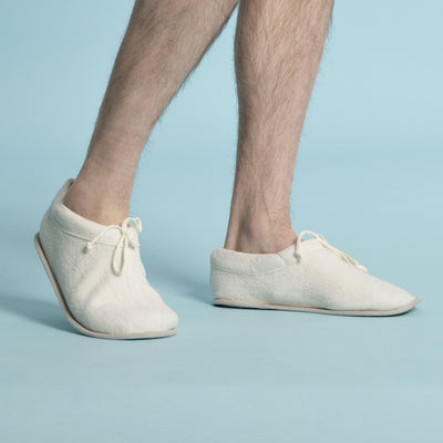 warm vegan house slippers