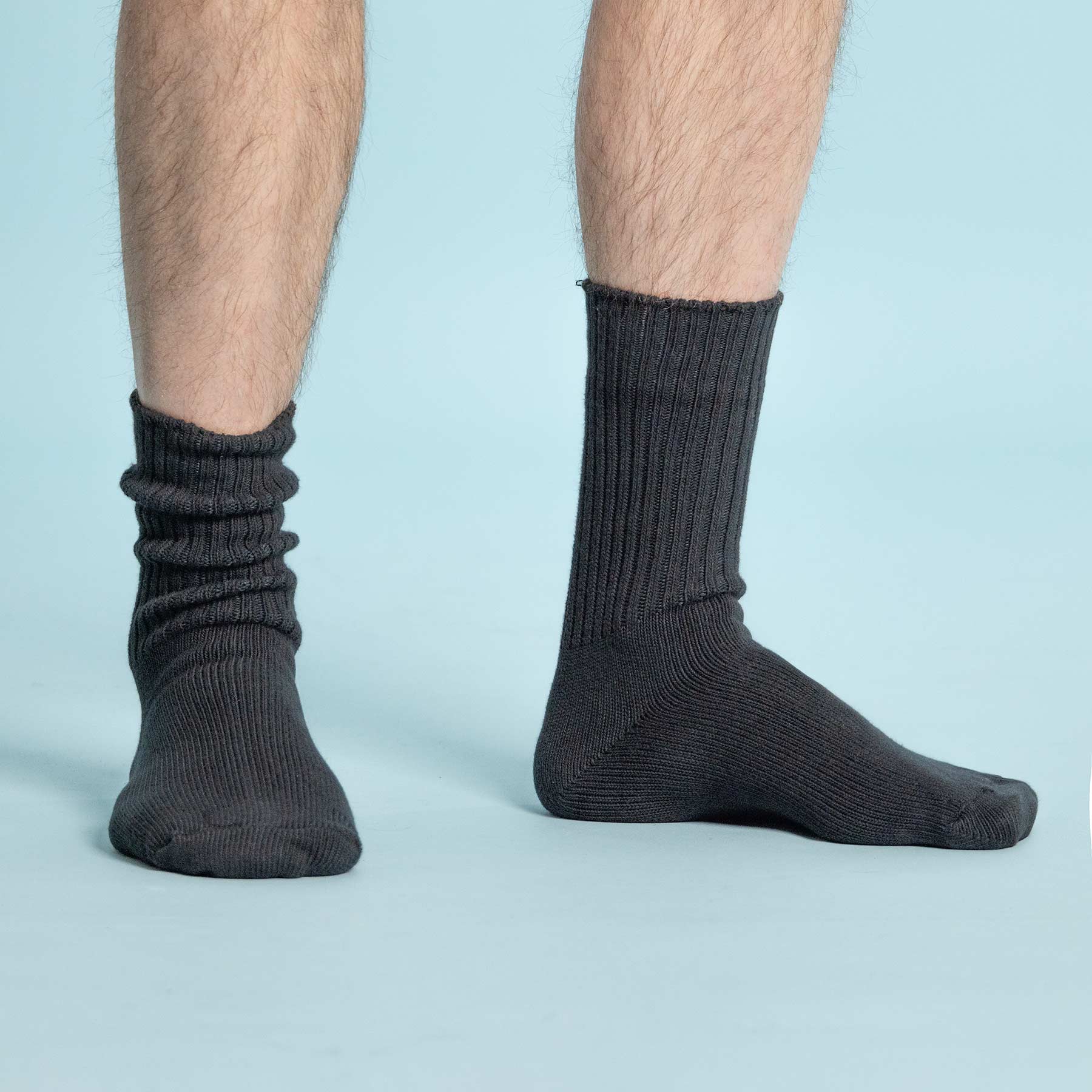 The Everyday Trouser Adult Socks - 98% Organic Cotton - Black, White, Navy