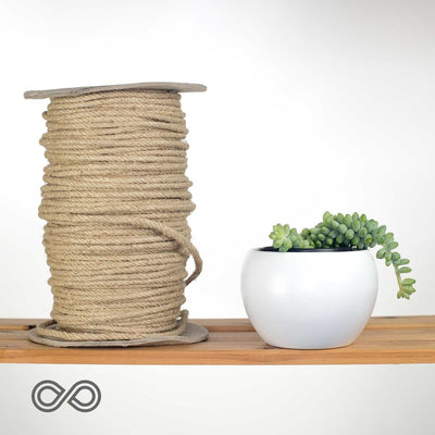 6mm Organic Hemp Rope - Gardening Grade (3kg Roll) (100% Biodegradable)