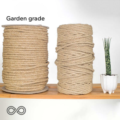 6mm Organic Hemp Rope - Gardening Grade (3kg Roll) (100% Biodegradable)