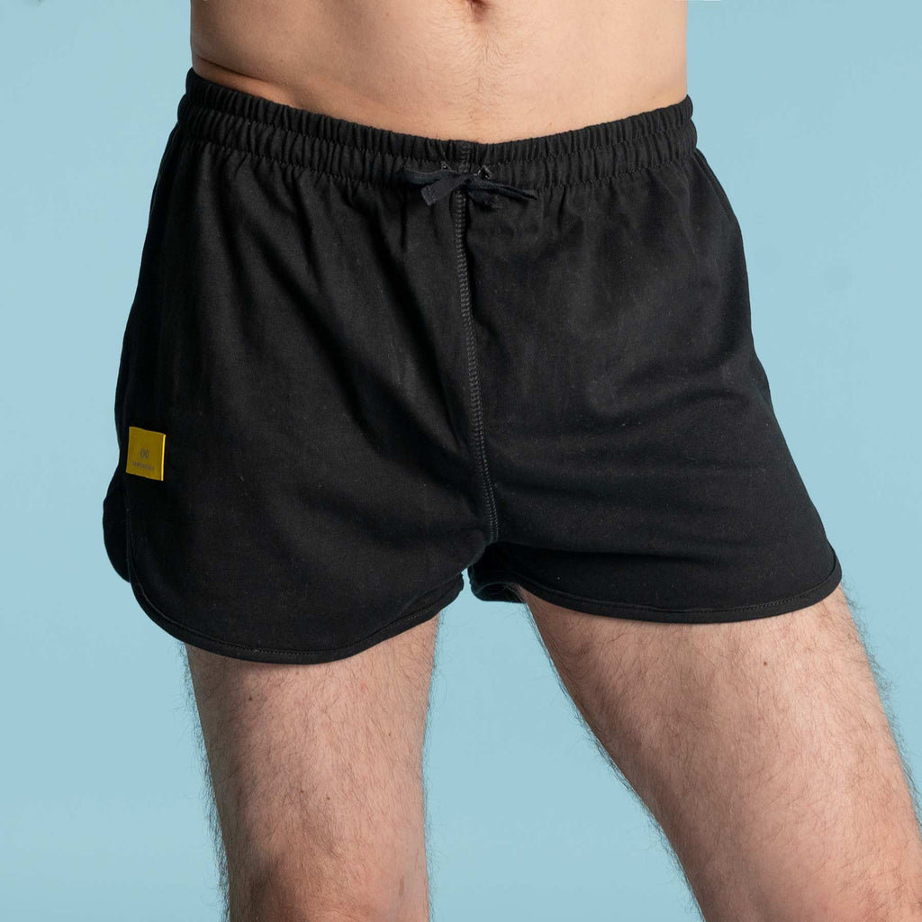 100% organic cotton running shorts