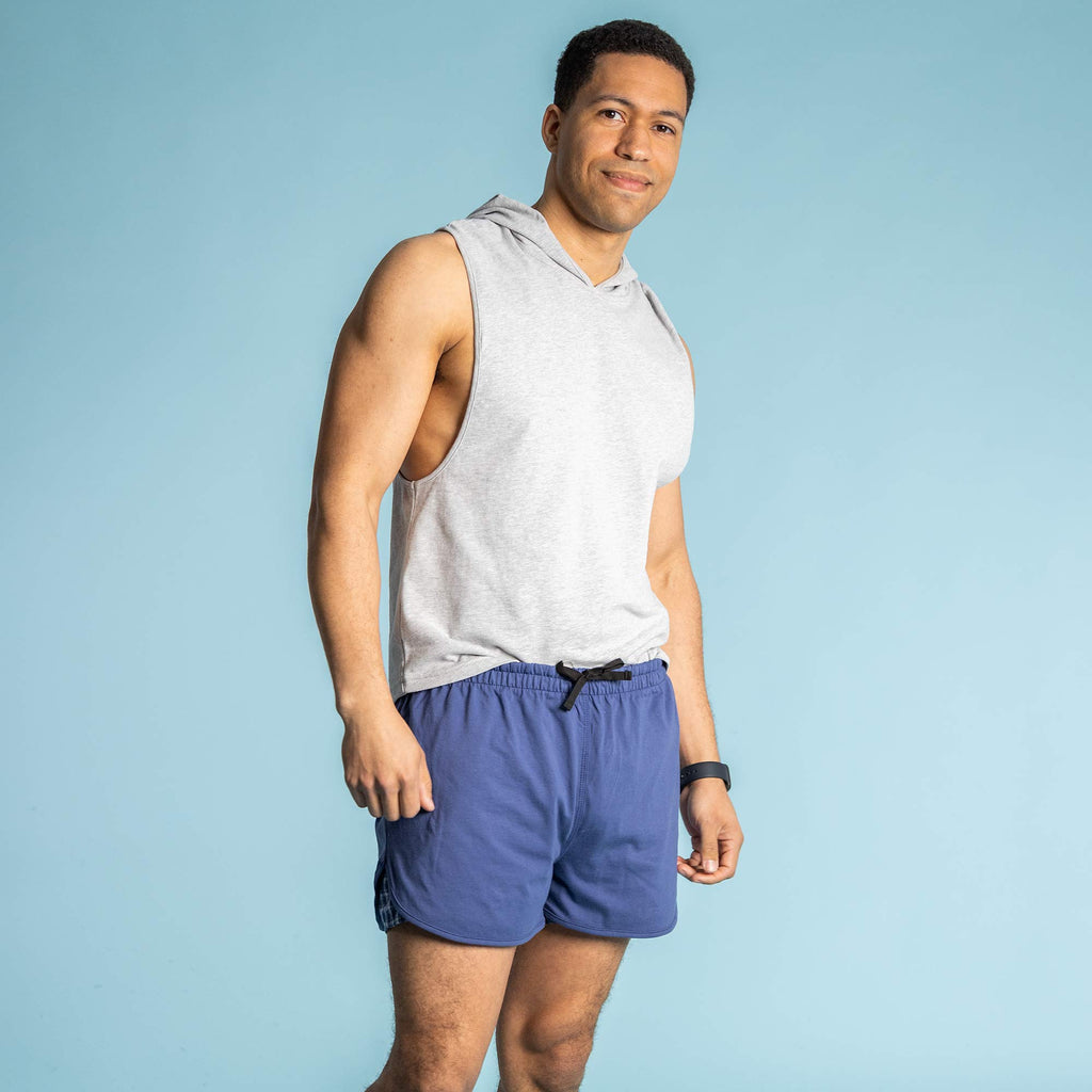 organic cotton workout shorts