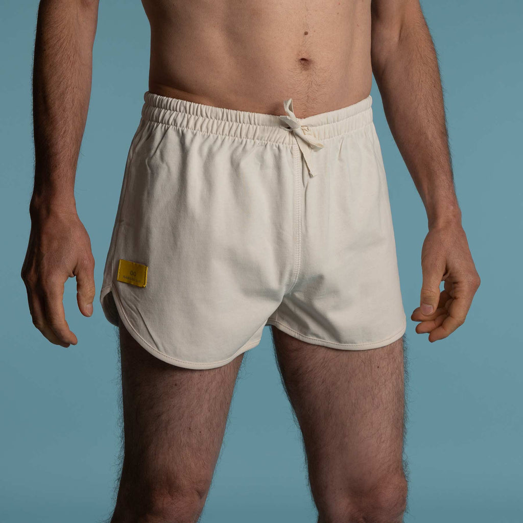 organic cotton fitness shorts