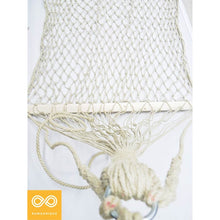 Load image into Gallery viewer, 100% Organic Handmade Hemp Rope Hammock (1-Person) (100% Biodegradable) (Discontinued)