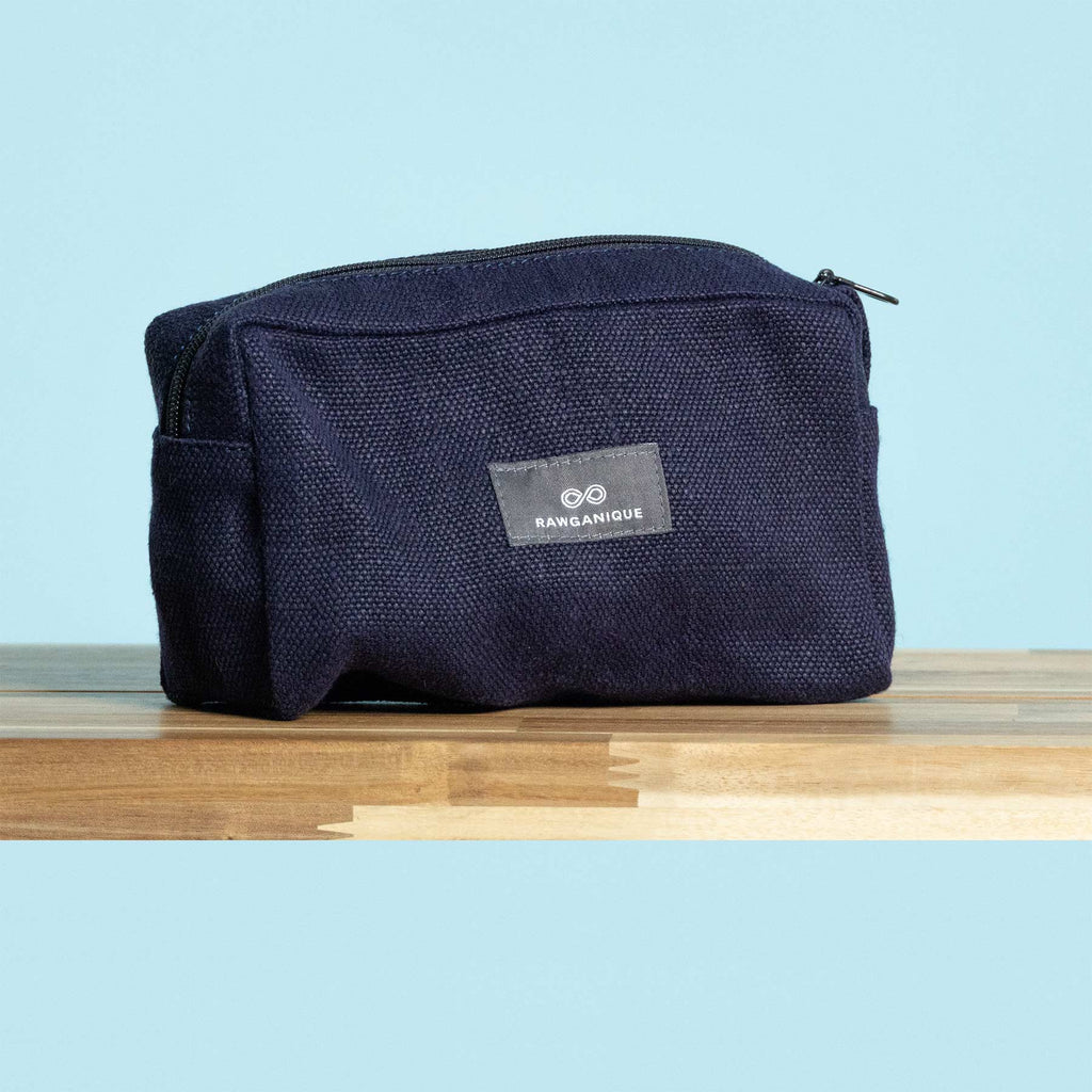 100% hemp toiletries bag