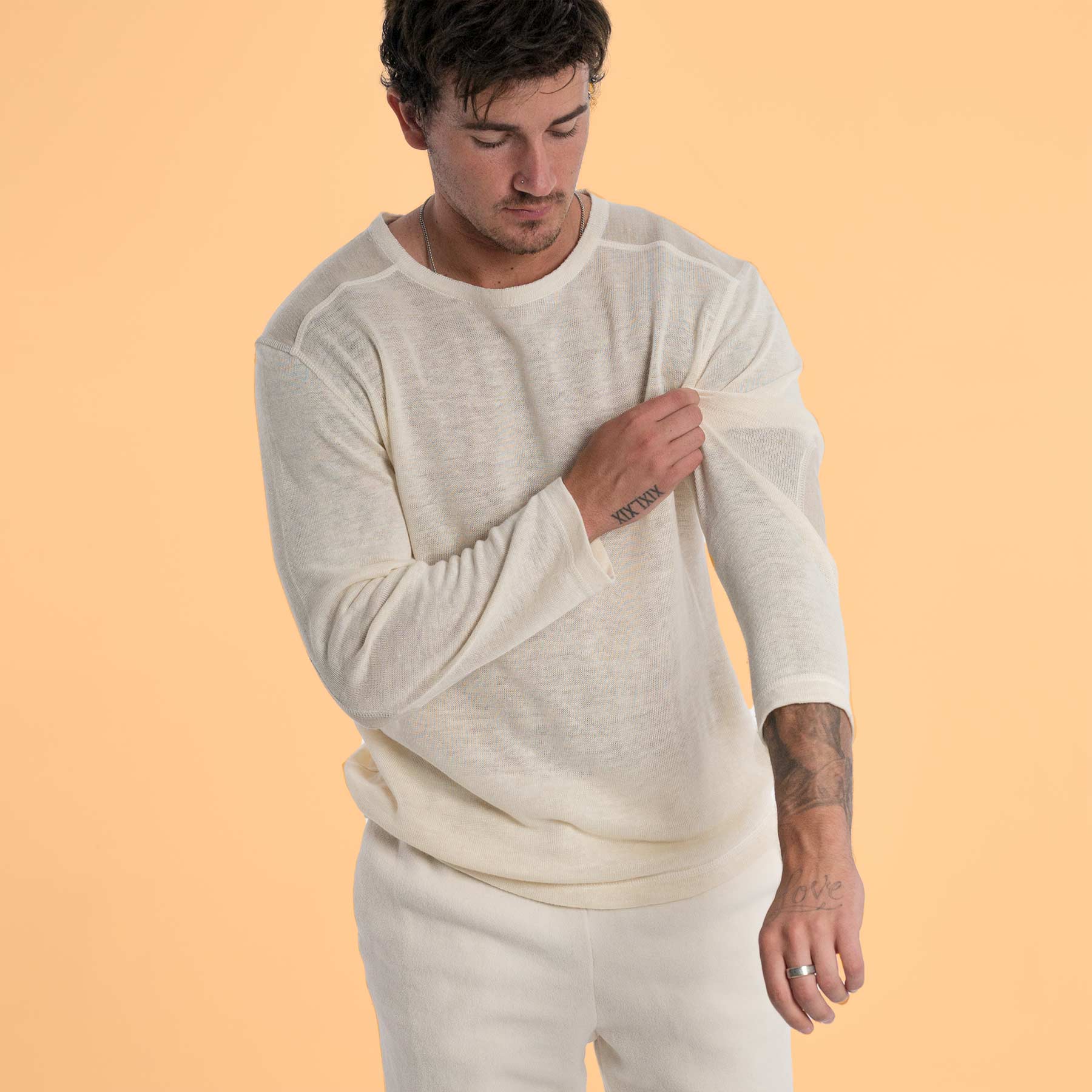 HEMPTON 100% Organic Hemp Long-sleeve T-shirt Pullover