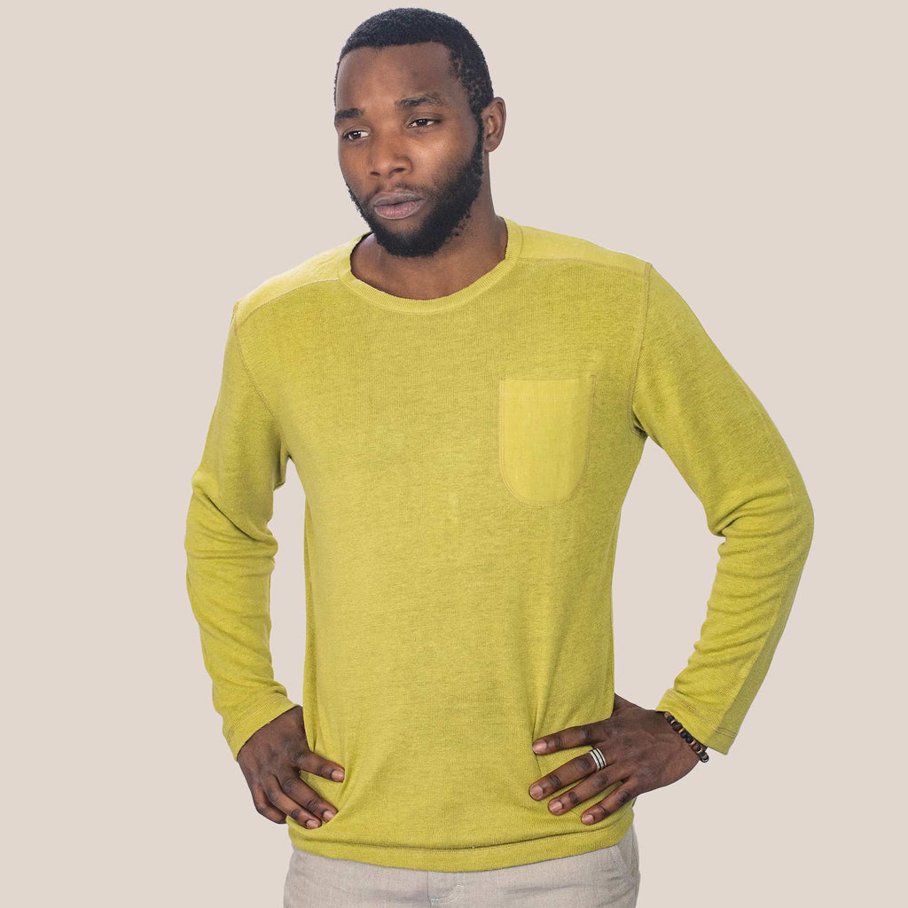 organic hemp knit shirt