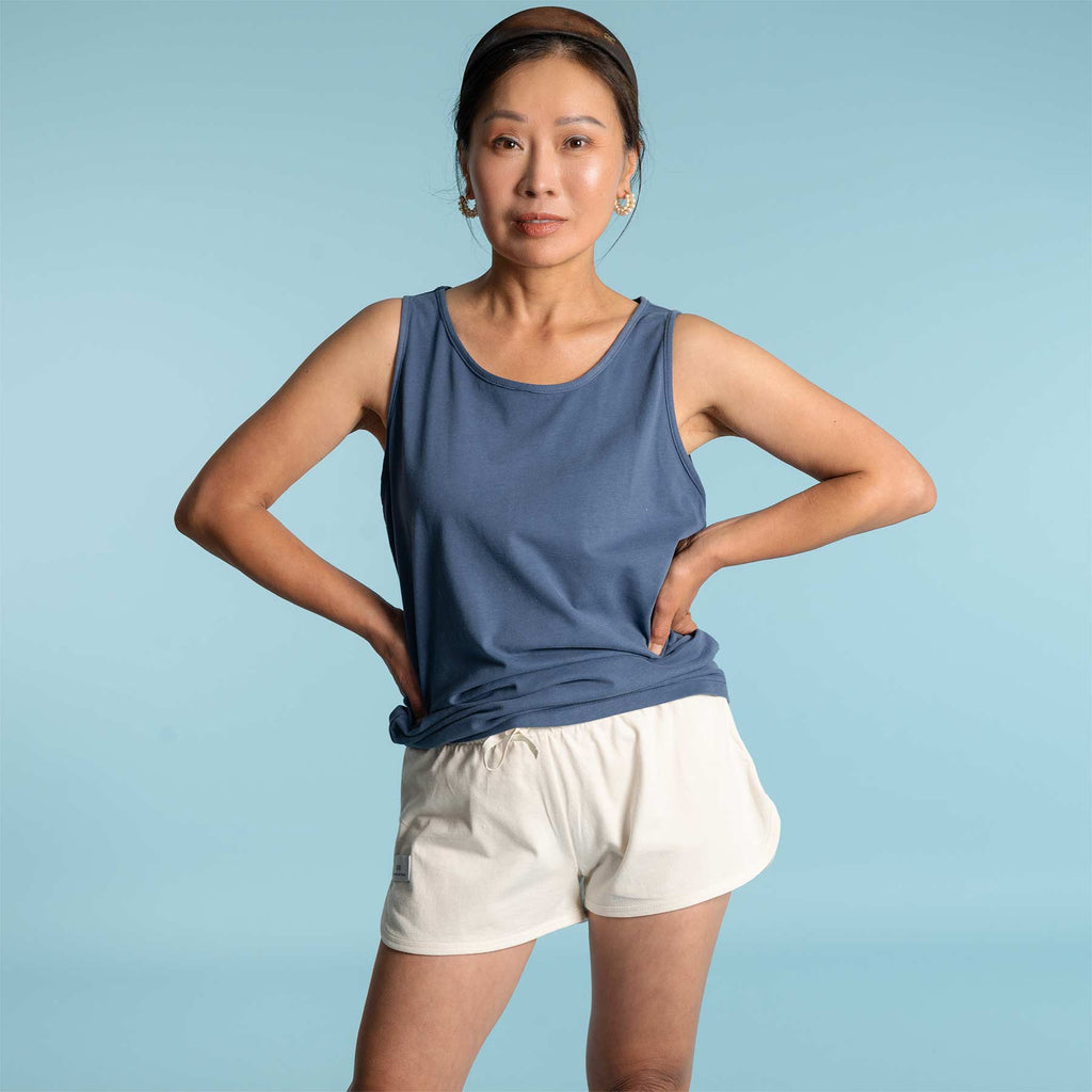 women's organic cotton fitness shorts