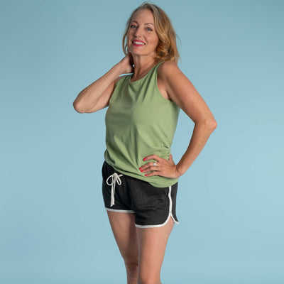 women's hemp running shorts