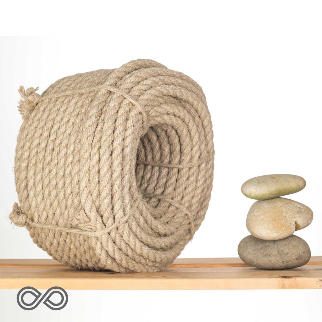 12mm (1/2 inch) Organic Hemp Rope (5kg Roll)