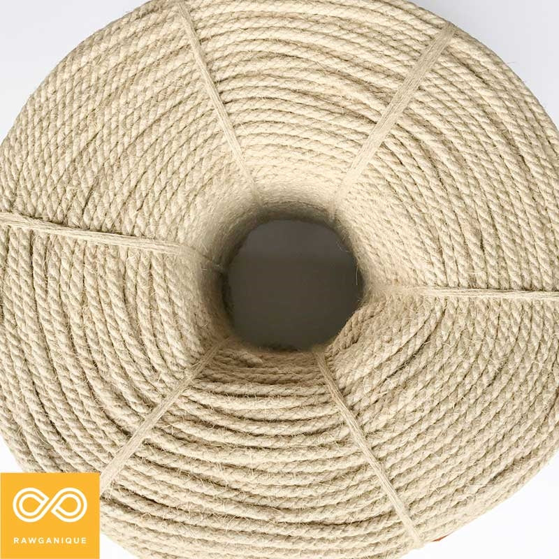 Quarter Inch Organic Hemp Ropes by Rawganique | Made in Europe