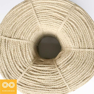 6mm Organic Hemp Rope (20kg Roll) (100% Biodegradable)