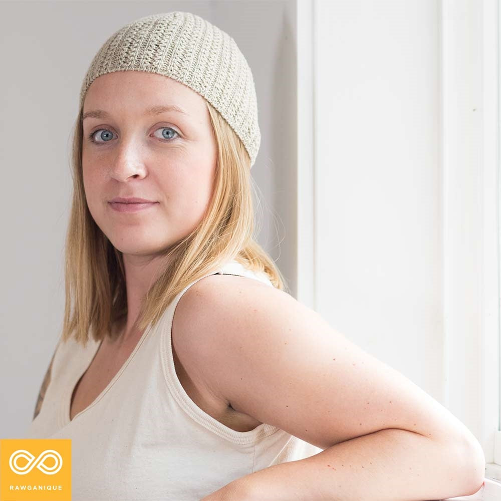 organic linen tuque