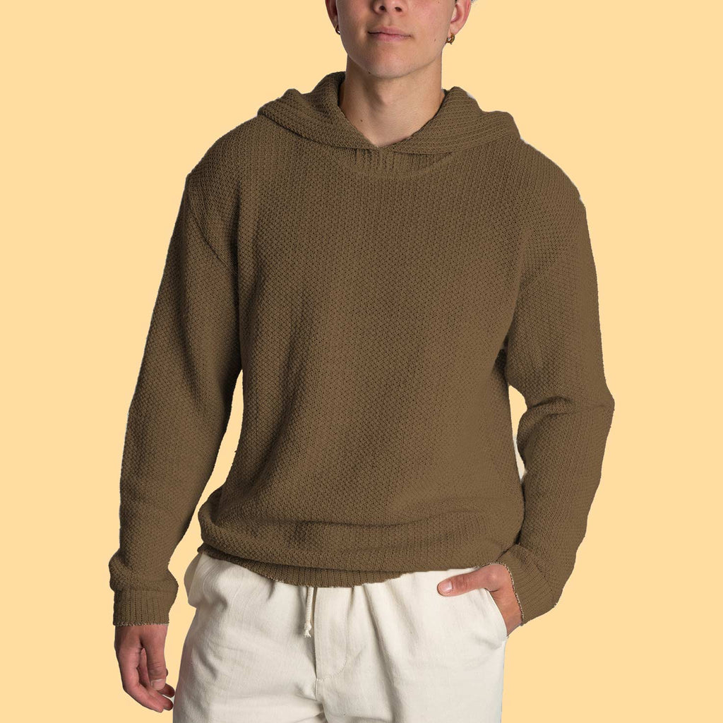 100% hemp hoodie sweater