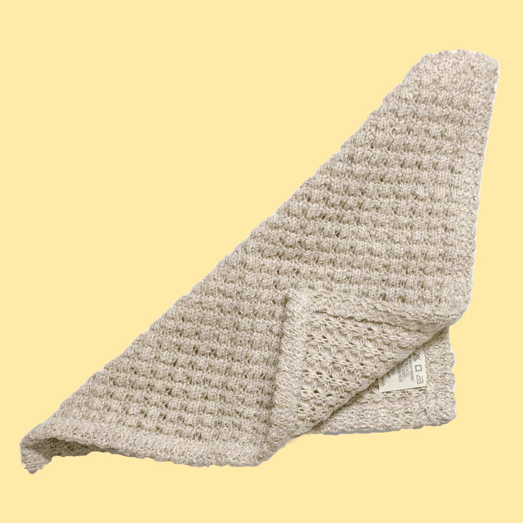 hemp knit face cloth