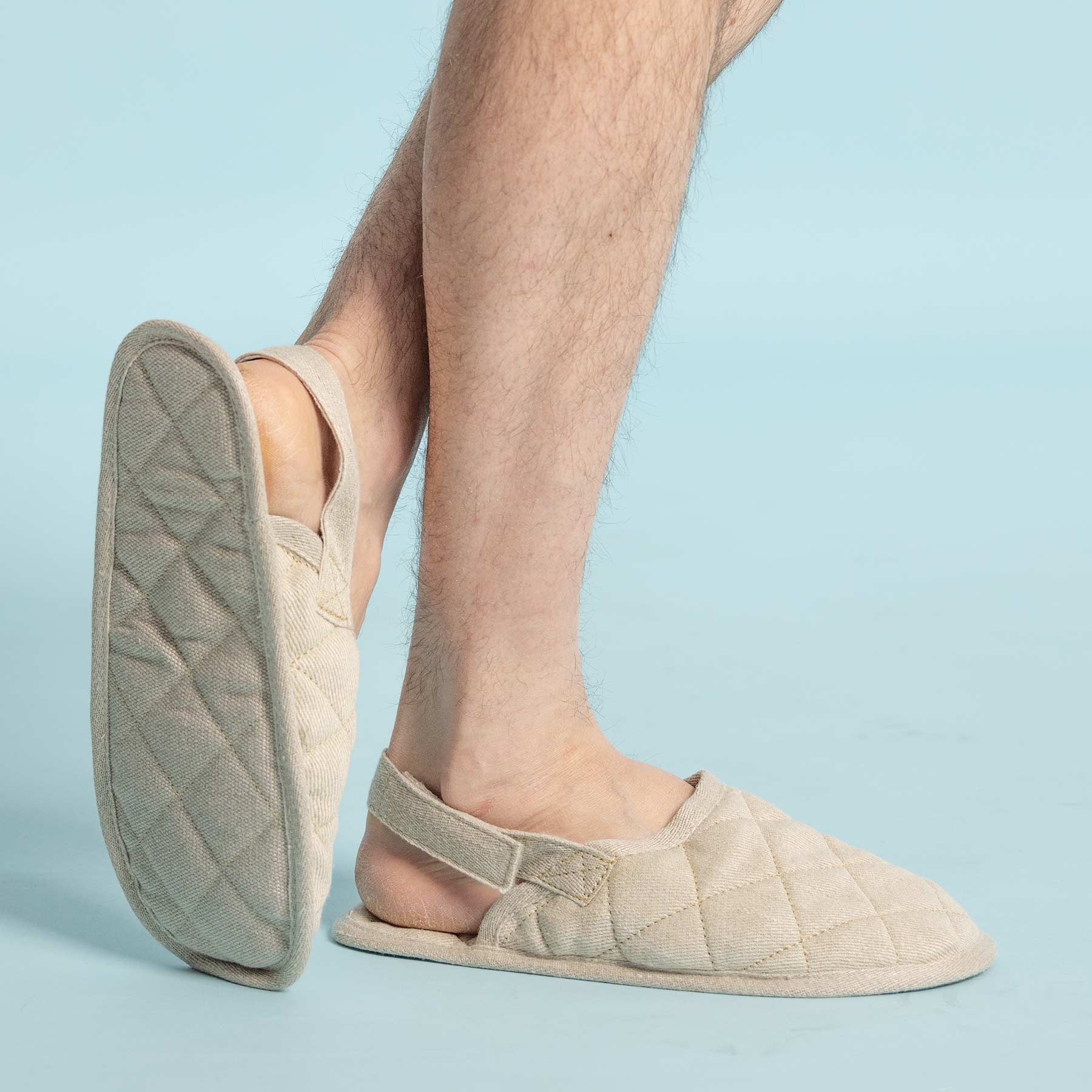 Sure Design Natural Hemp Slipper Sandals