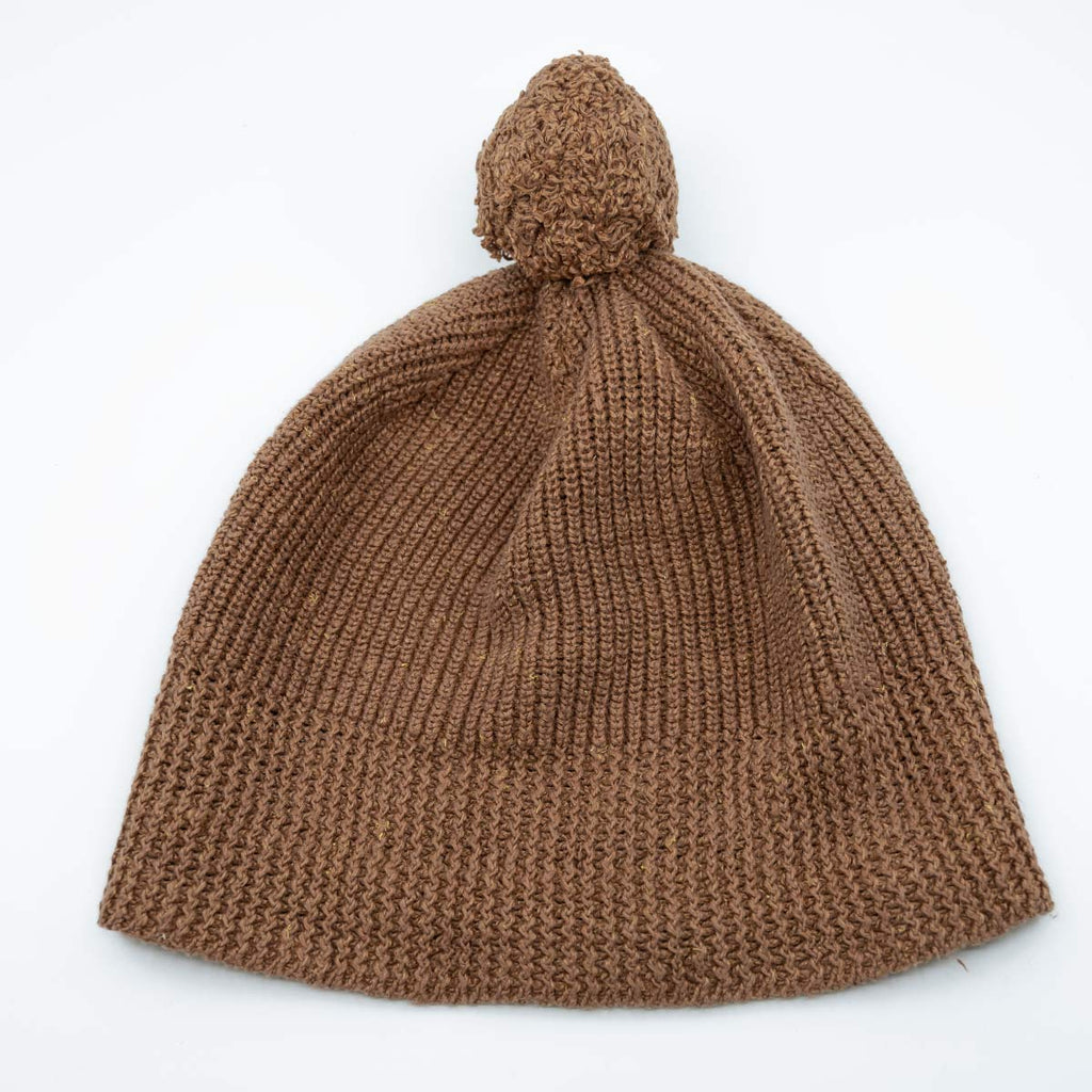 hemp beanie with pompom