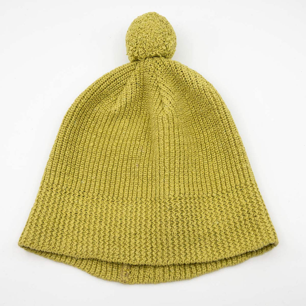 hemp beanie with pompom