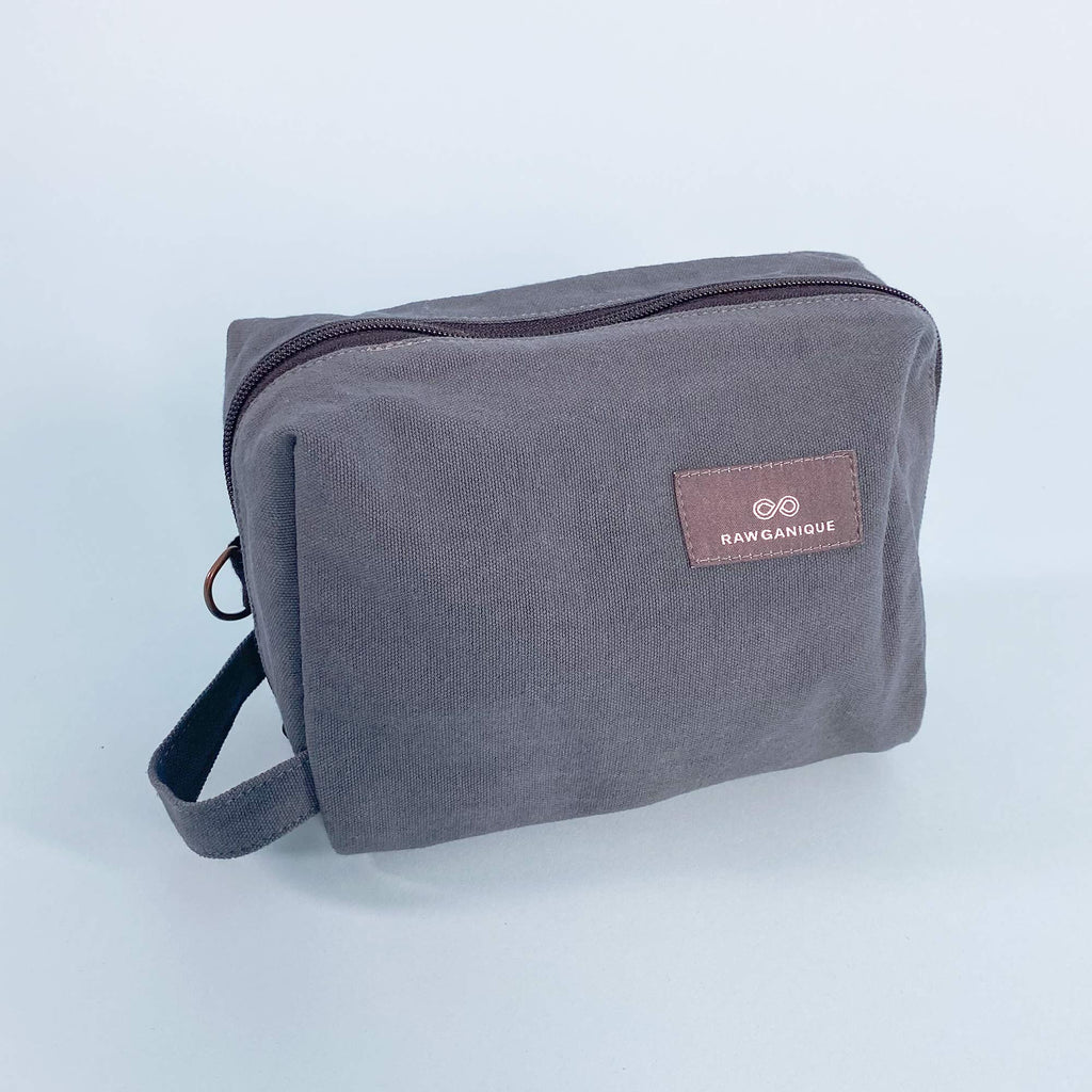 100% organic cotton Dopp kit