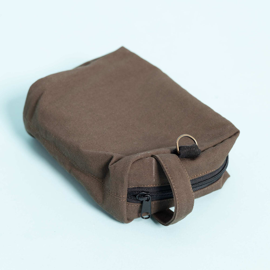 organic cotton Dopp kit bag