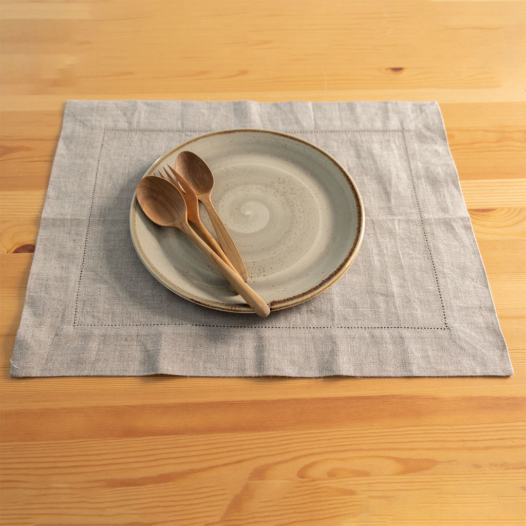 organic linen placemat