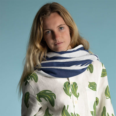 organic linen scarf