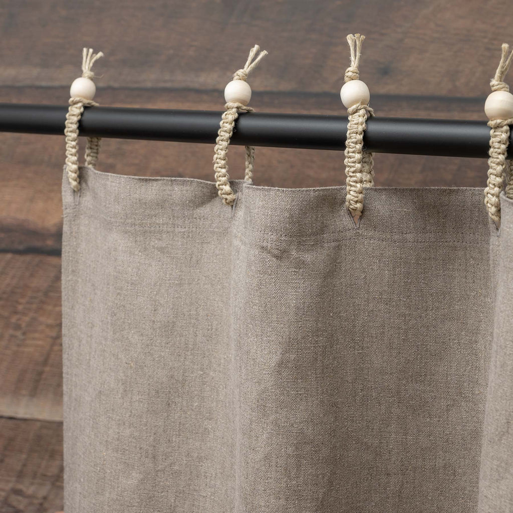 organic linen curtain