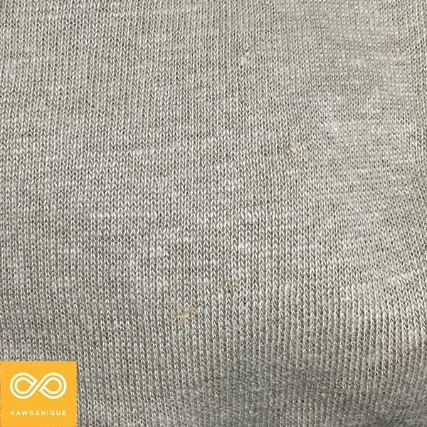 100% Organic Linen Jersey Knit Fabric By The Yard (Regular T-Shirt Weight)