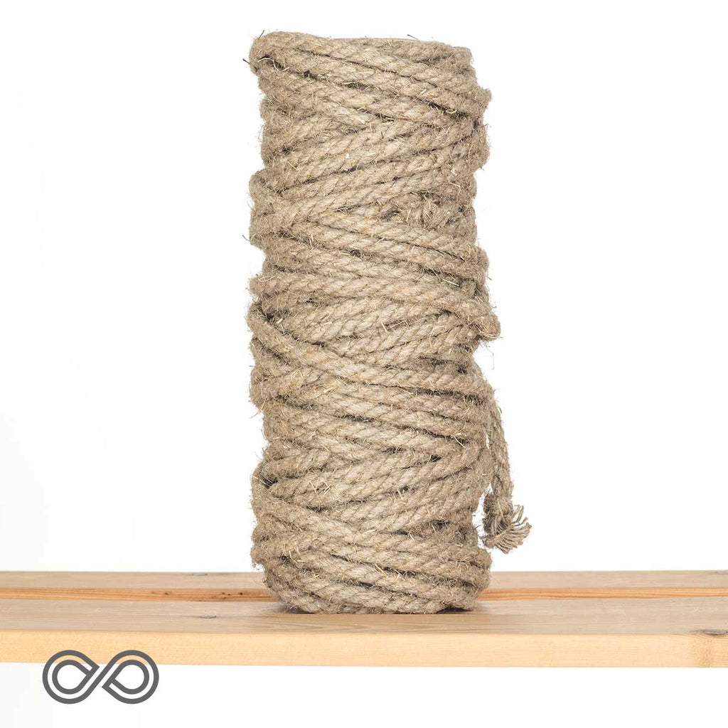 LR10A 10mm Flax Linen Rope (0.4") (2kg Roll)