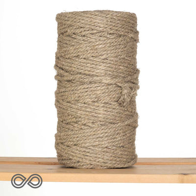 LR6B 6mm Flax Linen Rope (3kg Roll) (100% Biodegradable)
